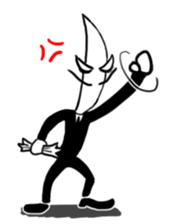 Mr.Dinner Knife sticker #12377814