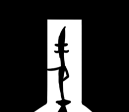 Mr.Dinner Knife sticker #12377818