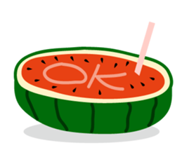 Face&message sticker part3(summer) sticker #12378231