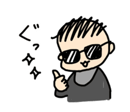 yaki-onigiri boy JOHNNY sticker #12378415