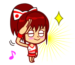 Home Supporter <Cheerleader> sticker #12378627