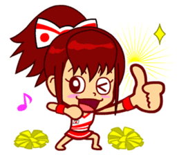 Home Supporter <Cheerleader> sticker #12378628
