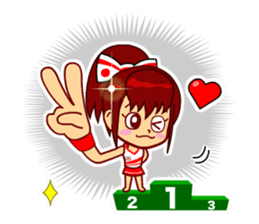 Home Supporter <Cheerleader> sticker #12378650