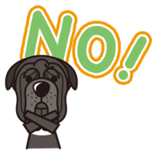 iinu - Napolitan Mastiff sticker #12378824
