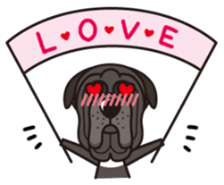 iinu - Napolitan Mastiff sticker #12378833