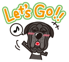 iinu - Napolitan Mastiff sticker #12378835