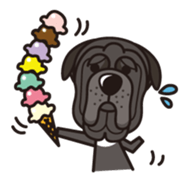 iinu - Napolitan Mastiff sticker #12378859