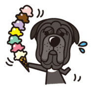 iinu - Napolitan Mastiff sticker #12378859