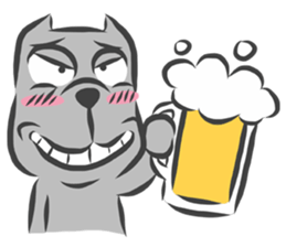 MOMO PITBULL sticker #12379271