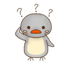 Grebe chicks of the Kohoku dialect sticker #12379944