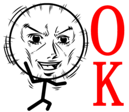 Cool man of words 3rd sticker #12380150