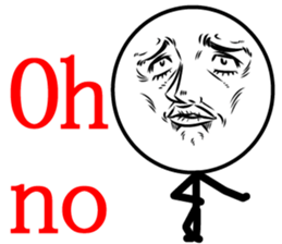 Cool man of words 3rd sticker #12380156