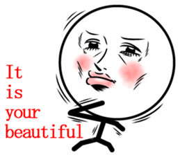 Cool man of words 3rd sticker #12380162