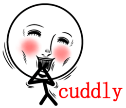 Cool man of words 3rd sticker #12380163