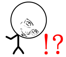 Cool man of words 3rd sticker #12380165