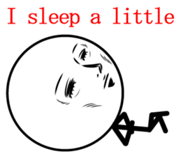 Cool man of words 3rd sticker #12380171