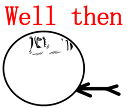 Cool man of words 3rd sticker #12380173