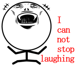 Cool man of words 3rd sticker #12380174