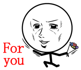 Cool man of words 3rd sticker #12380177