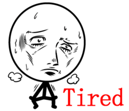 Cool man of words 3rd sticker #12380179