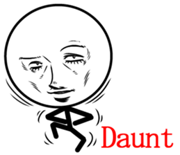 Cool man of words 3rd sticker #12380180