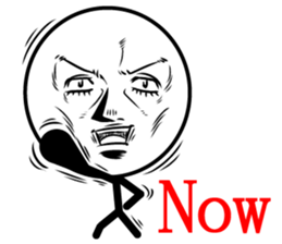 Cool man of words 3rd sticker #12380184