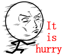 Cool man of words 3rd sticker #12380185