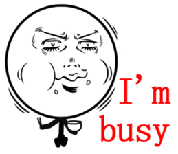 Cool man of words 3rd sticker #12380186