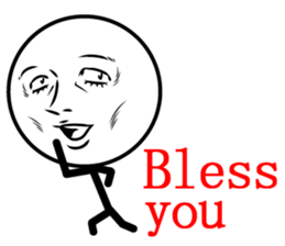 Cool man of words 3rd sticker #12380187