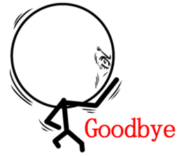 Cool man of words 3rd sticker #12380188