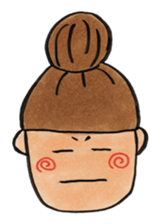 Japanese wakayama girl sticker #12380193