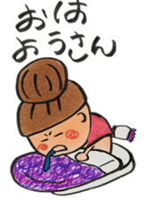 Japanese wakayama girl sticker #12380198