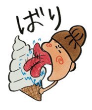 Japanese wakayama girl sticker #12380207