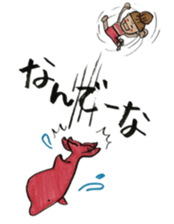 Japanese wakayama girl sticker #12380216