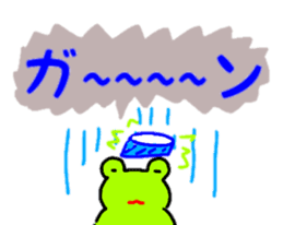 animal message sticker large character sticker #12380563