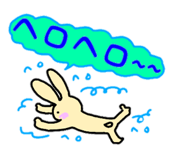 animal message sticker large character sticker #12380584