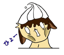 CuPCake dog sticker #12381208