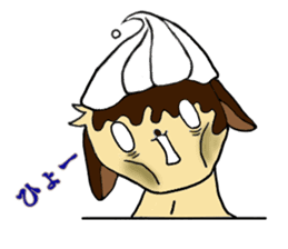 CuPCake dog sticker #12381208