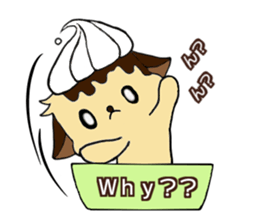 CuPCake dog sticker #12381215