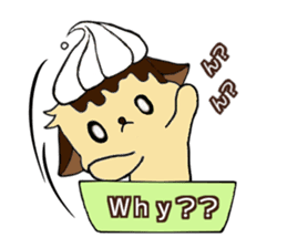 CuPCake dog sticker #12381215