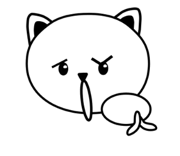 Kawaii Japanese Cats sticker #12381342