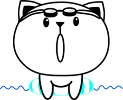 Kawaii Japanese Cats sticker #12381347