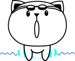 Kawaii Japanese Cats sticker #12381347