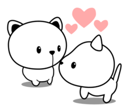 Kawaii Japanese Cats sticker #12381359