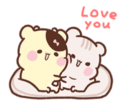 Sweet House shining couple segment sticker #12381865