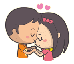 Bert & Flora (falling in love) V1.1 sticker #12382024