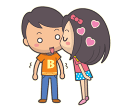 Bert & Flora (falling in love) V1.1 sticker #12382026