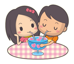 Bert & Flora (falling in love) V1.1 sticker #12382031