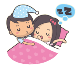 Bert & Flora (falling in love) V1.1 sticker #12382042