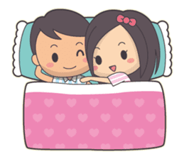 Bert & Flora (falling in love) V1.1 sticker #12382043